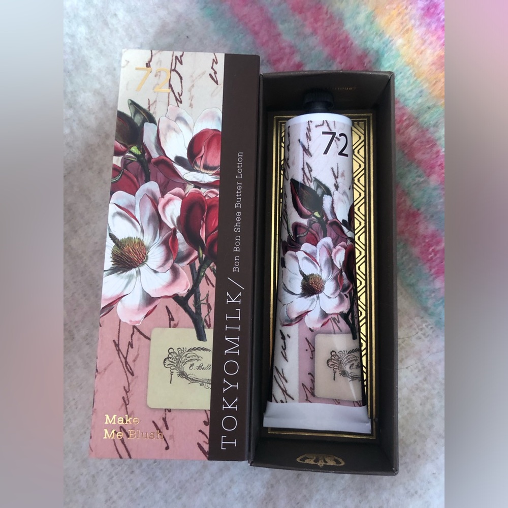 Tokyomilk by Margot elena bon bon Shea butter lotion 2.3oz in Make me blush